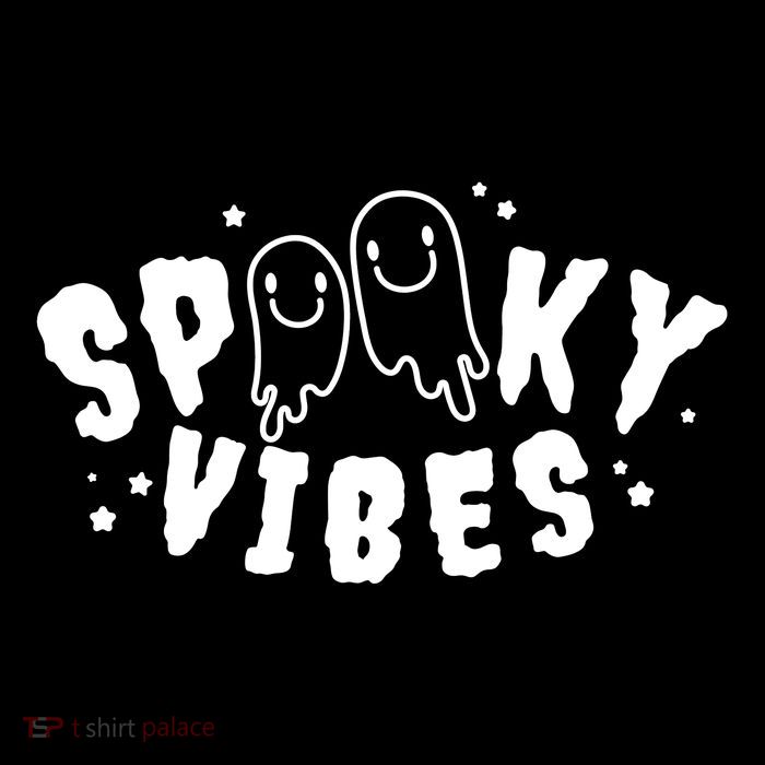 Spooky Vibes Halloween Ghost Cute Flexfit Unipanel Trucker Cap