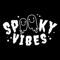 Spooky Vibes Halloween Ghost Cute Drawstring Bag