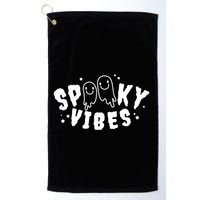 Spooky Vibes Halloween Ghost Cute Golf Towel