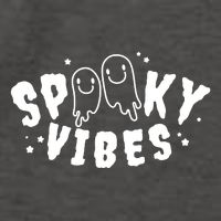 Spooky Vibes Halloween Ghost Cute Vector Backpack
