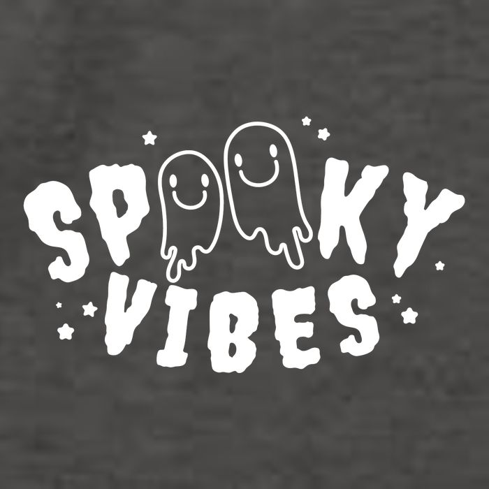 Spooky Vibes Halloween Ghost Cute Vector Backpack