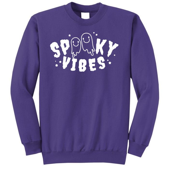 Spooky Vibes Halloween Ghost Cute Sweatshirt