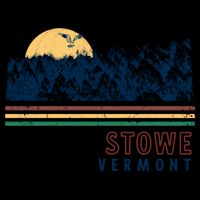 Stowe Vermont Hiking Skiing Retro Cool Gift Youth Performance Sprint T-Shirt