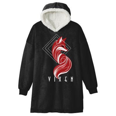 Stylish Vixen Hotwife Lifestyle Hooded Wearable Blanket