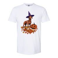 Spooky Vizsla Halloween Dog Design Design Softstyle CVC T-Shirt