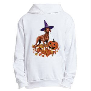 Spooky Vizsla Halloween Dog Design Design Urban Pullover Hoodie