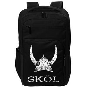 Skol Viking Helmet Nordic Scandinavian Norse Mythology Impact Tech Backpack