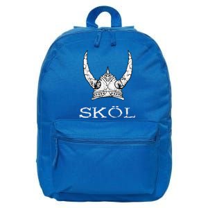 Skol Viking Helmet Nordic Scandinavian Norse Mythology 16 in Basic Backpack