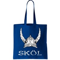 Skol Viking Helmet Nordic Scandinavian Norse Mythology Tote Bag