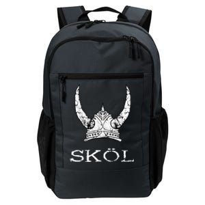 Skol Viking Helmet Nordic Scandinavian Norse Mythology Daily Commute Backpack