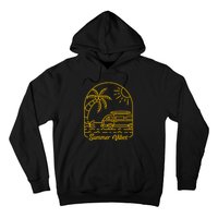 Summer Vibes Illustration Hoodie