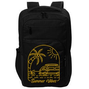 Summer Vibes Illustration Impact Tech Backpack