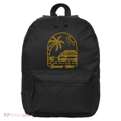 Summer Vibes Illustration 16 in Basic Backpack