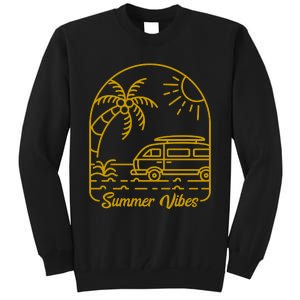 Summer Vibes Illustration Tall Sweatshirt