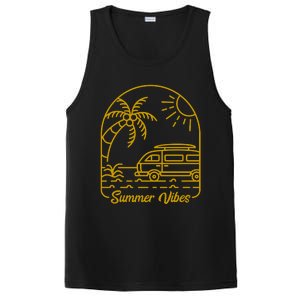 Summer Vibes Illustration PosiCharge Competitor Tank