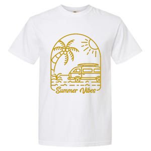 Summer Vibes Illustration Garment-Dyed Heavyweight T-Shirt