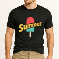 Summer Vacation Ice Cream Popsicle Cooling Performance Crew T-Shirt
