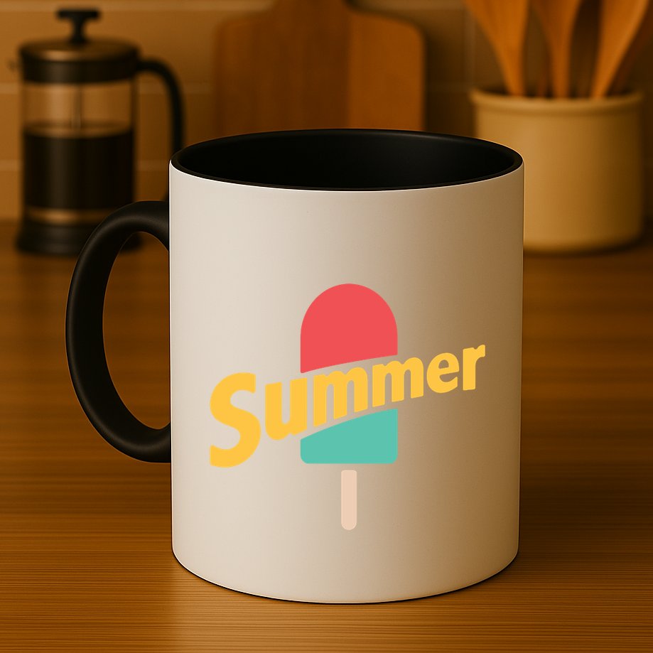 Summer Vacation Ice Cream Popsicle Mug