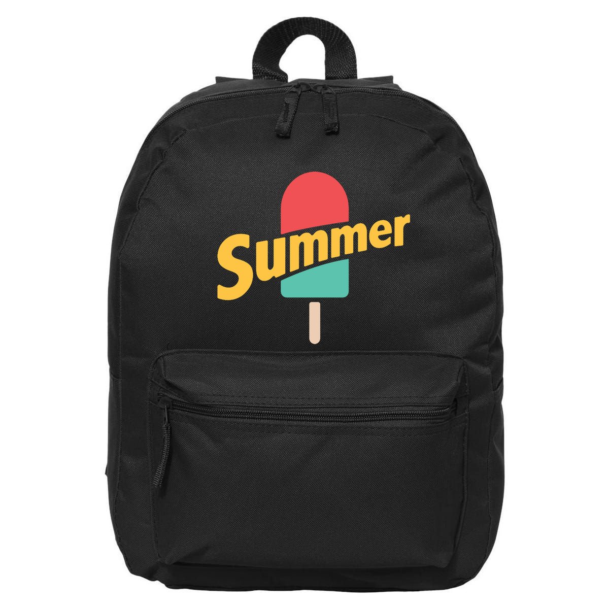 Summer Vacation Ice Cream Popsicle 16 in Basic Backpack