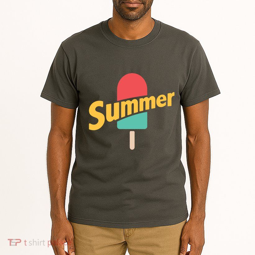Summer Vacation Ice Cream Popsicle Tall T-Shirt