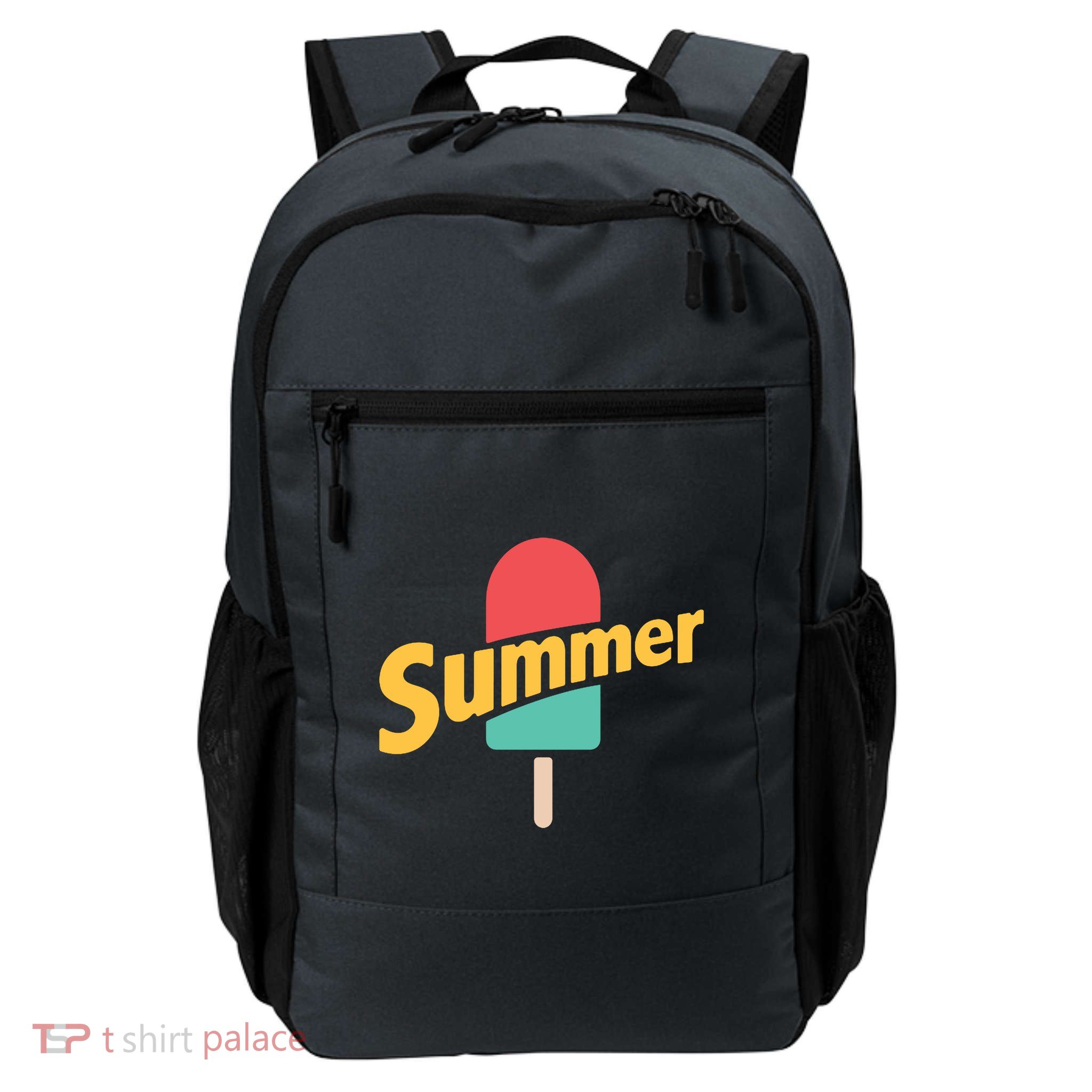Summer Vacation Ice Cream Popsicle Daily Commute Backpack