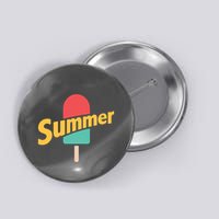 Summer Vacation Ice Cream Popsicle Button