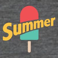 Summer Vacation Ice Cream Popsicle 7-Panel Snapback Hat