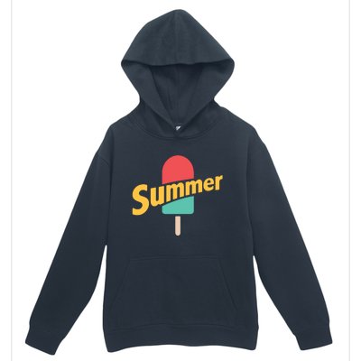 Summer Vacation Ice Cream Popsicle Urban Pullover Hoodie