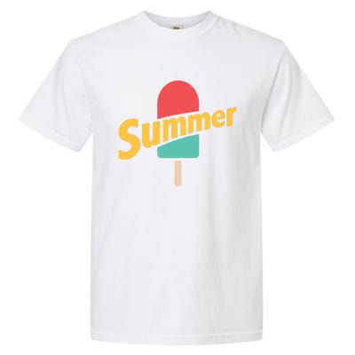 Summer Vacation Ice Cream Popsicle Garment-Dyed Heavyweight T-Shirt