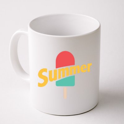 Summer Vacation Ice Cream Popsicle Coffee Mug