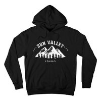 Sun Valley Idaho Outdoors Adventure Mountain Graphic Gift Hoodie