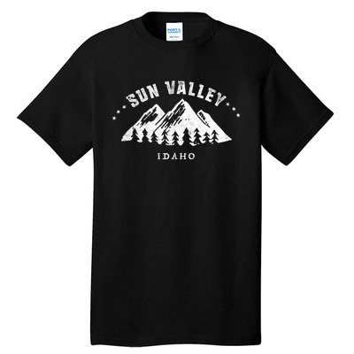 Sun Valley Idaho Outdoors Adventure Mountain Graphic Gift Tall T-Shirt