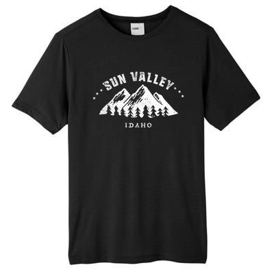 Sun Valley Idaho Outdoors Adventure Mountain Graphic Gift Tall Fusion ChromaSoft Performance T-Shirt