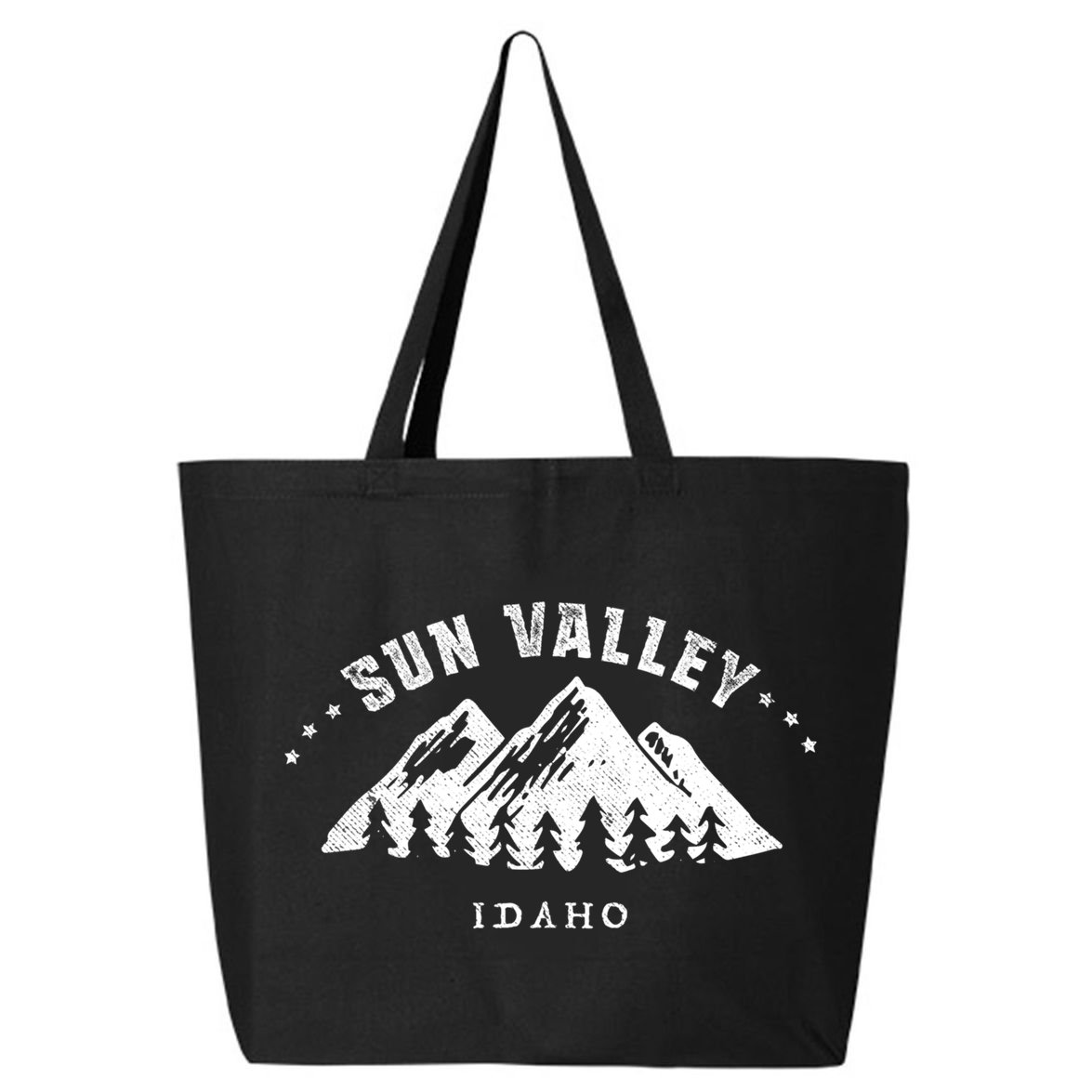 Sun Valley Idaho Outdoors Adventure Mountain Graphic Gift 25L Jumbo Tote