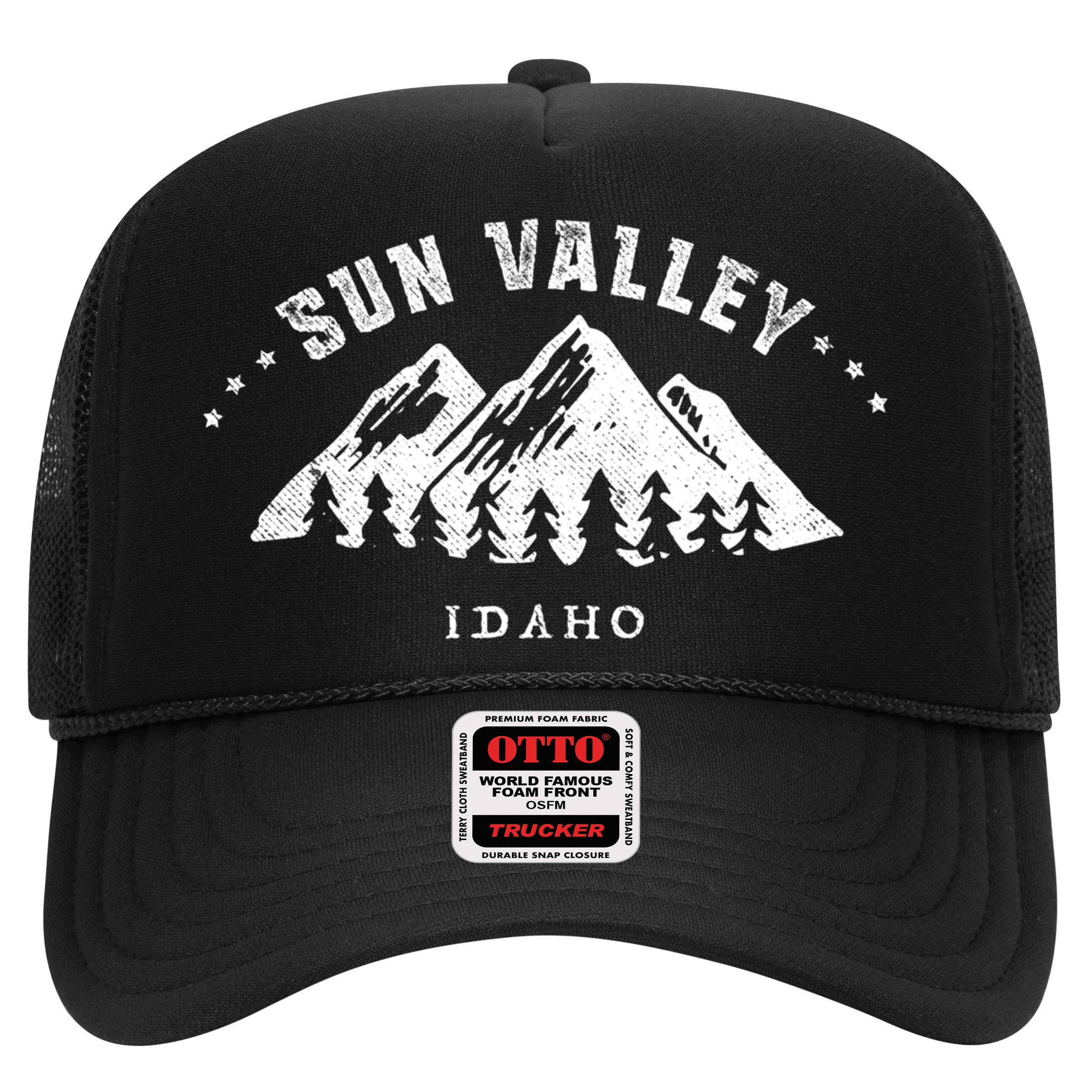 Sun Valley Idaho Outdoors Adventure Mountain Graphic Gift Hat