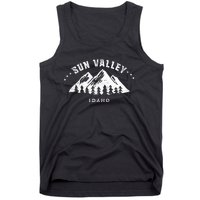 Sun Valley Idaho Outdoors Adventure Mountain Graphic Gift Tank Top