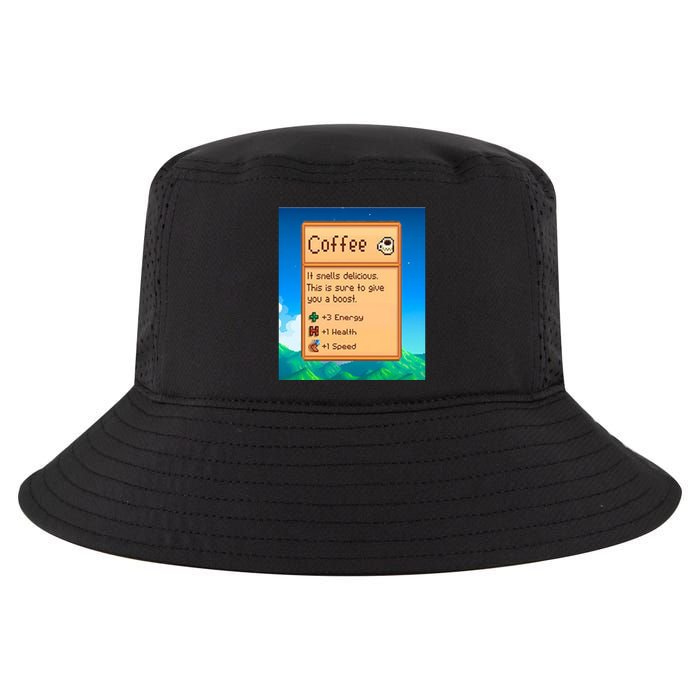 Stardew Valley Inspired Coffee Cool Comfort Performance Bucket Hat