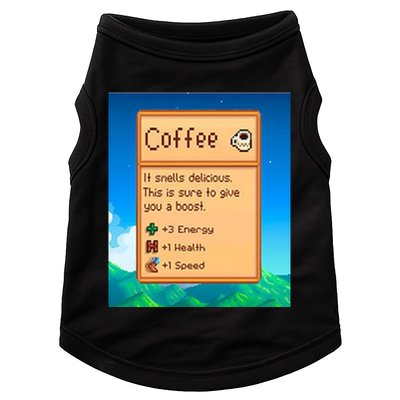 Stardew Valley Inspired Coffee Doggie Tank