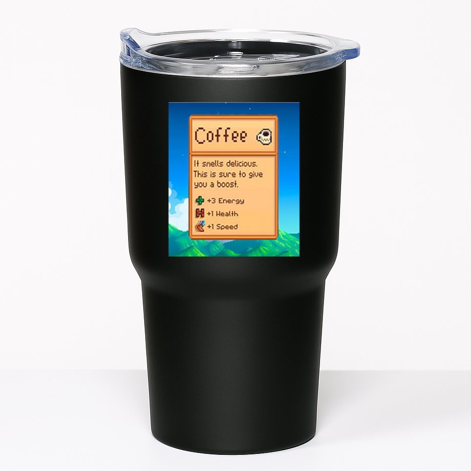 Stardew Valley Inspired Coffee Tumbler