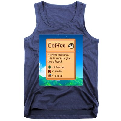Stardew Valley Inspired Coffee Tank Top