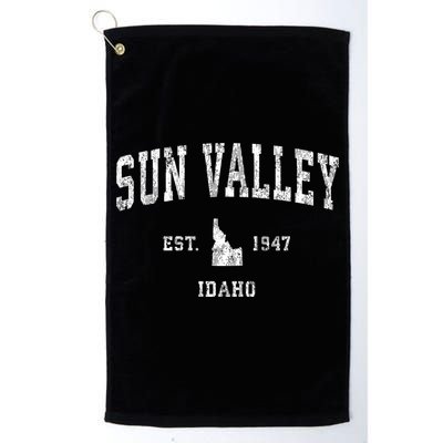 Sun Valley Idaho Id Vintage Athletic Sports Golf Towel