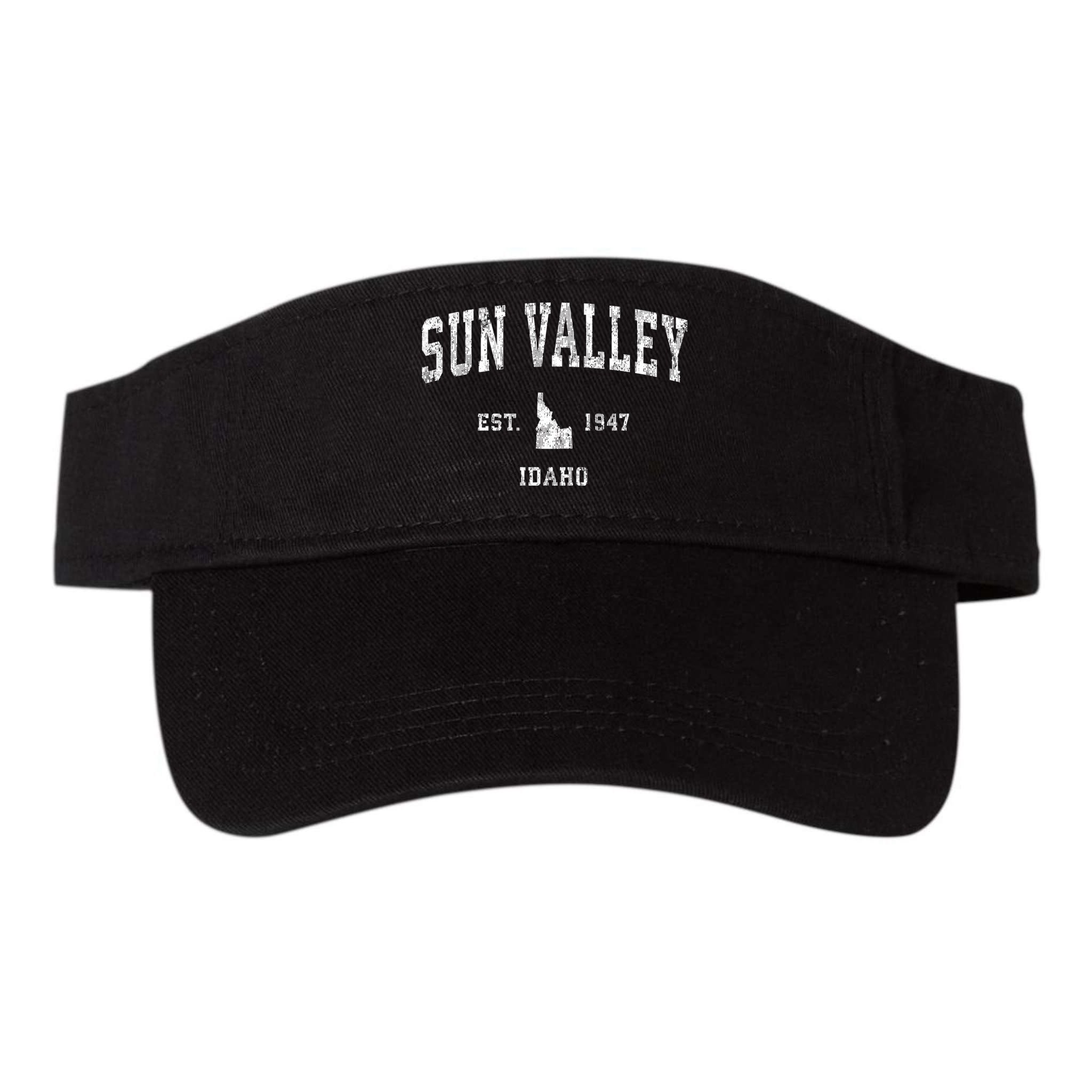 Sun Valley Idaho Id Vintage Athletic Sports Visor