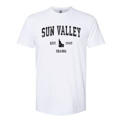 Sun Valley Idaho Id Vintage Athletic Sports Softstyle® CVC T-Shirt