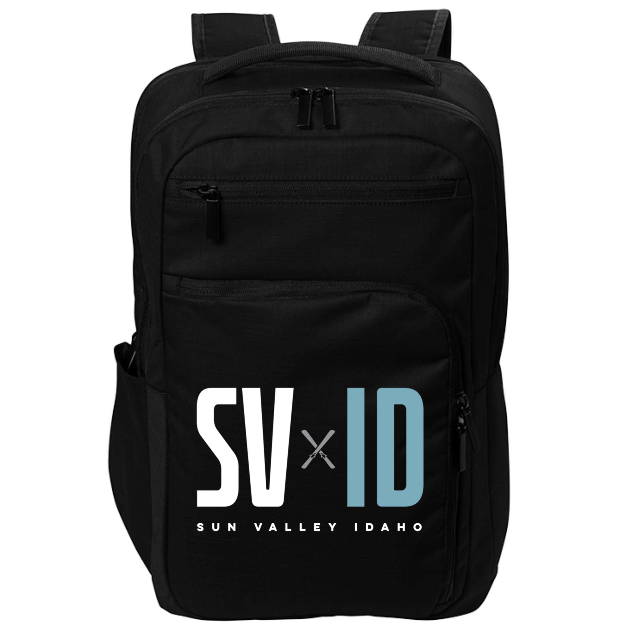 Sun Valley Idaho Graphic Ski Gift Impact Tech Backpack