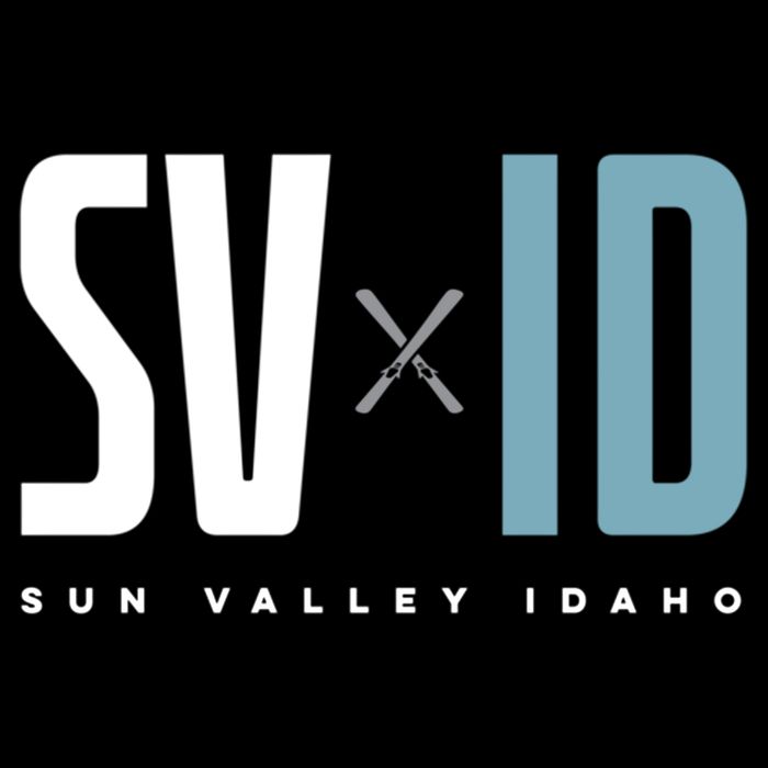 Sun Valley Idaho Graphic Ski Gift Drawstring Bag