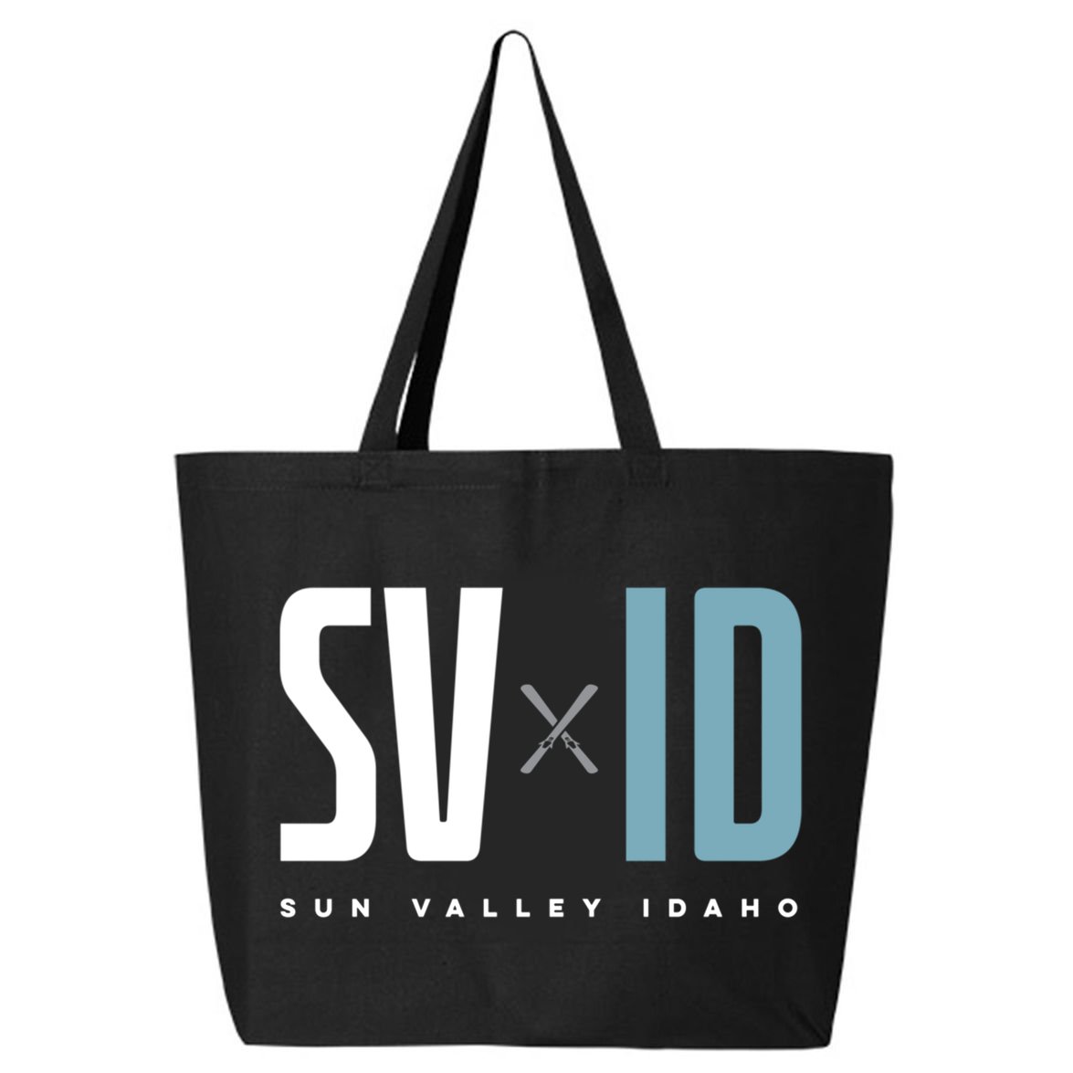 Sun Valley Idaho Graphic Ski Gift 25L Jumbo Tote