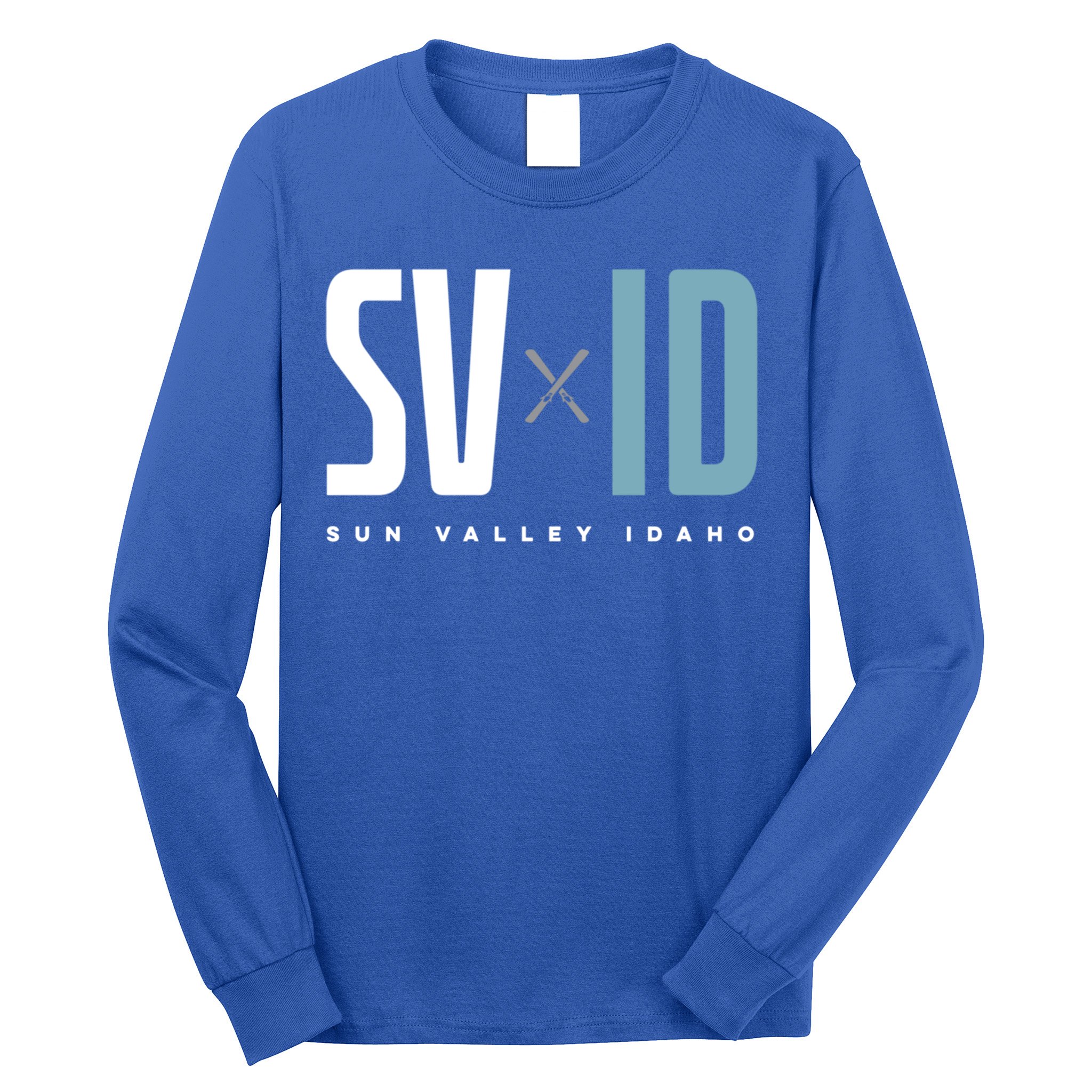 Sun Valley Idaho Graphic Ski Gift Long Sleeve Shirt