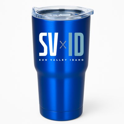 Sun Valley Idaho Graphic Ski Gift Tumbler