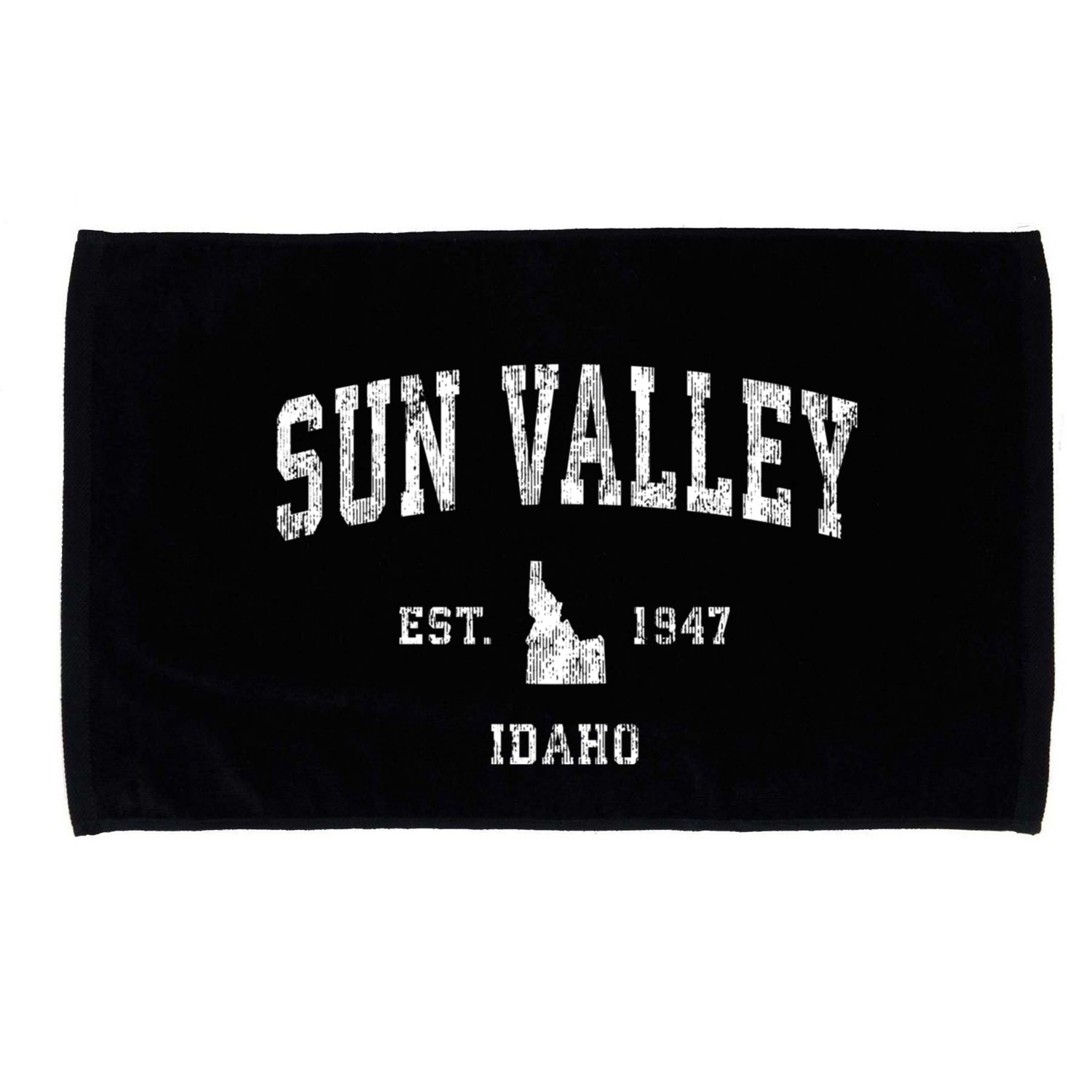 Sun Valley Idaho Id Vintage Established Athletic Sports Design Microfiber Hand Towel