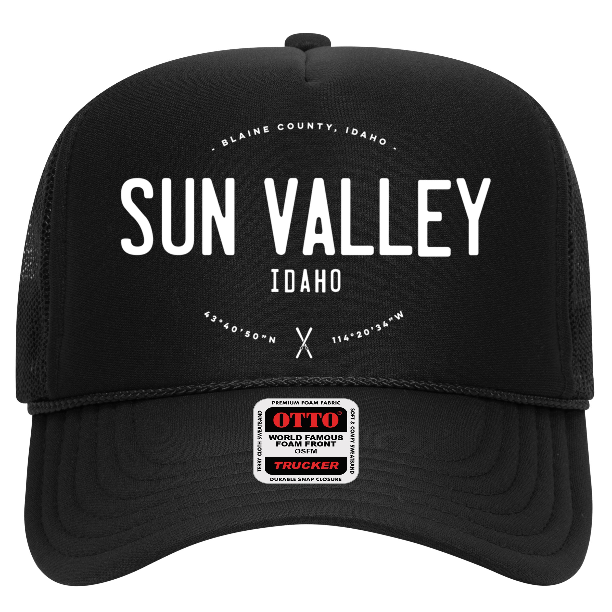 Sun Valley Idaho Graphic Distressed Vintage Ski Gift Hat